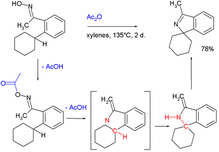 Synthesis van cyclische en spiro-imines.