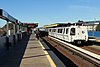 A train at San Leandro station, 2018