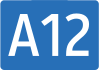 A12高速公路 shield}}