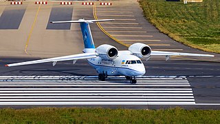 Antonov An-74T of Antonov Company at VGHS.jpg