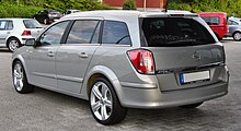 Opel Astra H Caravan hátulja (Post-Facelift)