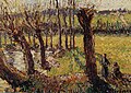 Camille Pissarro, Vrby v zimě, 1891.