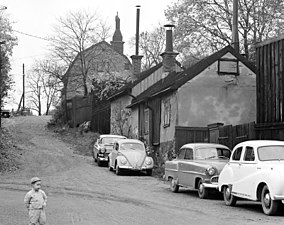 Gamla Lundagatan västerut, 1962.