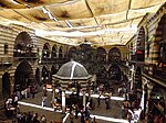 Interior courtyard, with the domed shadirvan in the center