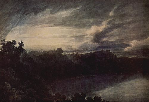 Lago di Albano e di Castel Gandolfo, 1777