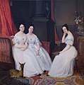 Portrait de trois jeunes filles de la famille Seignette (1837), musée des Beaux-Arts de La Rochelle.