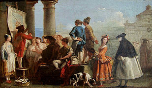 Giovanni Domenico Tiepolo, Bajarz, ok. 1775