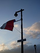 Česká vlajka v Ben Franklin Parkway