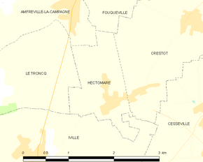 Poziția localității Hectomare