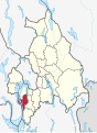 English: Location of en:Frogn in Akershus County in Norway