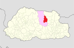 Location of Tang Gewog within Bumthang