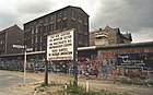 Mauer an der Charlottenstraße zwischen Kreuzberg und Mitte