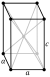 Body-centered-tetragonal kristalna struktura za indij