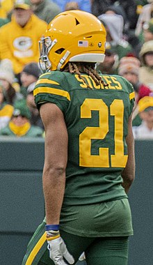 Description de l'image Eric Stokes WFT=Packers 2021 (cropped).jpg.