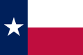 Second Flag of the Republic of Texas (independent 1836–1845; flag flown from 1839–1845; currently flag of State of Texas)