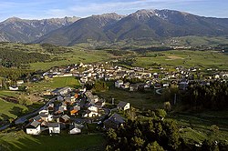 Skyline of La Llagonne