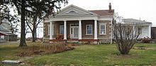 Levi Barden Cobblestone Farmhouse view to the West.