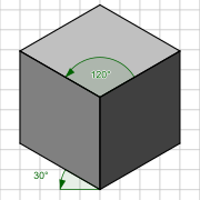 Perspective isometrique cube gris.svg