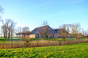 Achterzijde noordelijke boerderij van het gehucht Schilligeham