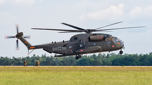 German Army Sikorsky CH-53G Super Stallion (reg. 84+99, sn V65-97) at ILA Berlin Air Show 2016.