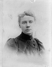 Portrait photographique de la journaliste Nellie Bly