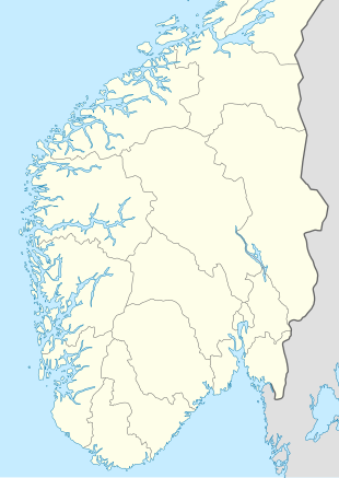 2008 Norwegian First Division is located in Norway South