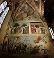 Capilla Bacci, con los frescos de La leyenda de la cruz, de Piero della Francesca, 1452-1466.