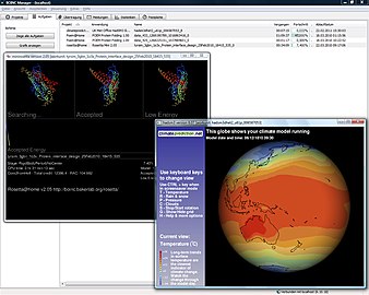 Running Rosetta and climateprediction.net