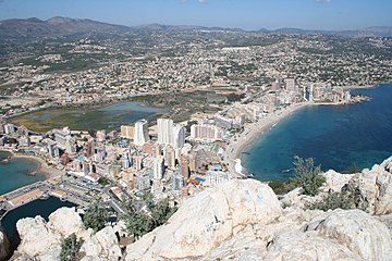 Salinas desde el Peñón de Ifac