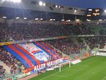 Supporters dans le stade Michel-d'Ornano