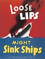 Loose lips might sink ships