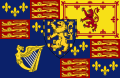 Royal Standard of England (1689-1702) rev2.svg