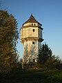 Polski: Sochaczew - wieża ciśnień English: Sochaczew - water tower at railway station