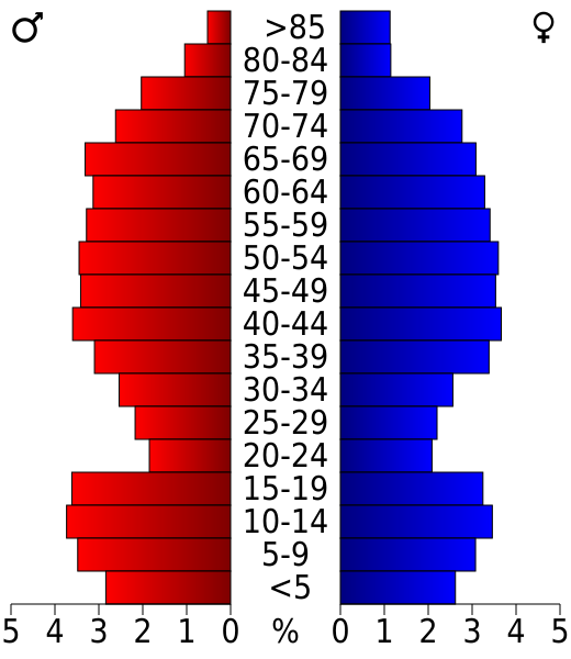 File:USA Aransas County, Texas age pyramid.svg