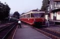 Esslinger Triebwagen der Frankfurt-Königsteiner Eisenbahn in Kelkheim (1984)