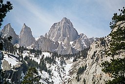 Mount Whitney i mars 2003.