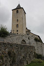 L'église Saint-Martin, clocher.