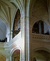 Coro y órgano en la Iglesia de San Millán.