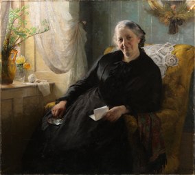 Portræt af Cecilie Trier, f. Melchior, 1885[7]