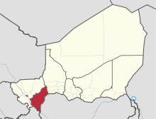 Vị trí ở Niger