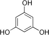 Structuurformule van floroglucinol