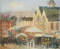 1905-06, La foire Saint-Romain sur la place Saint-Vivien, Rouen, oil on canvas, 49 x 59.4 cm