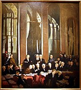 Signing of the Treaty of Versailles, by John Christen Johansen.jpg