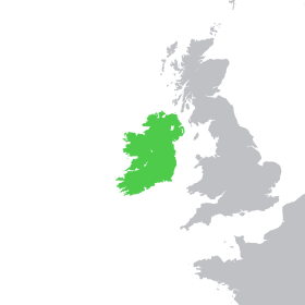 Localização de Irish Republic