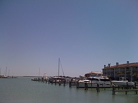 Boats along the docks of Tierra Verde in 2010