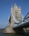 The south tower, showing pier at river level