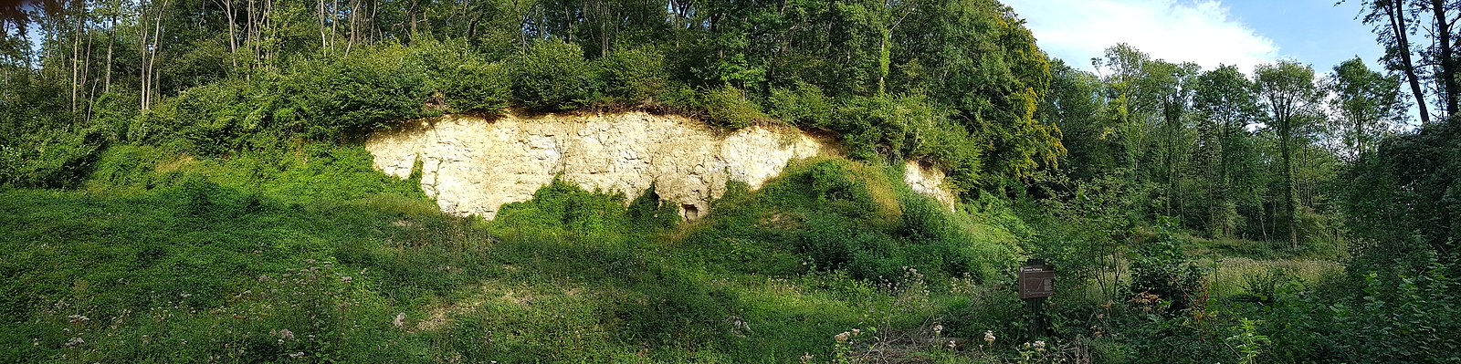 panoramafoto van de grote Groeve Putberg