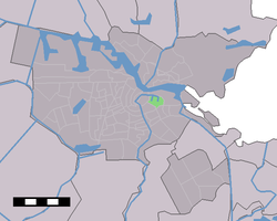 Lage des Stadtviertels Oostelijke Eilanden in Amsterdam