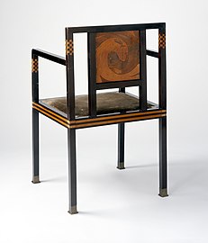 Armchair by Koloman Moser (c. 1900)