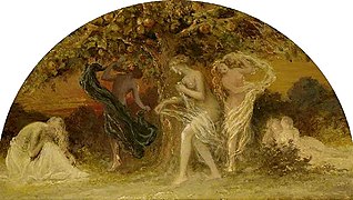 Hesperides, Dance around the Golden Tree by Edward Calvert